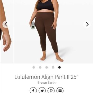 Lululemon Align pants brown earth